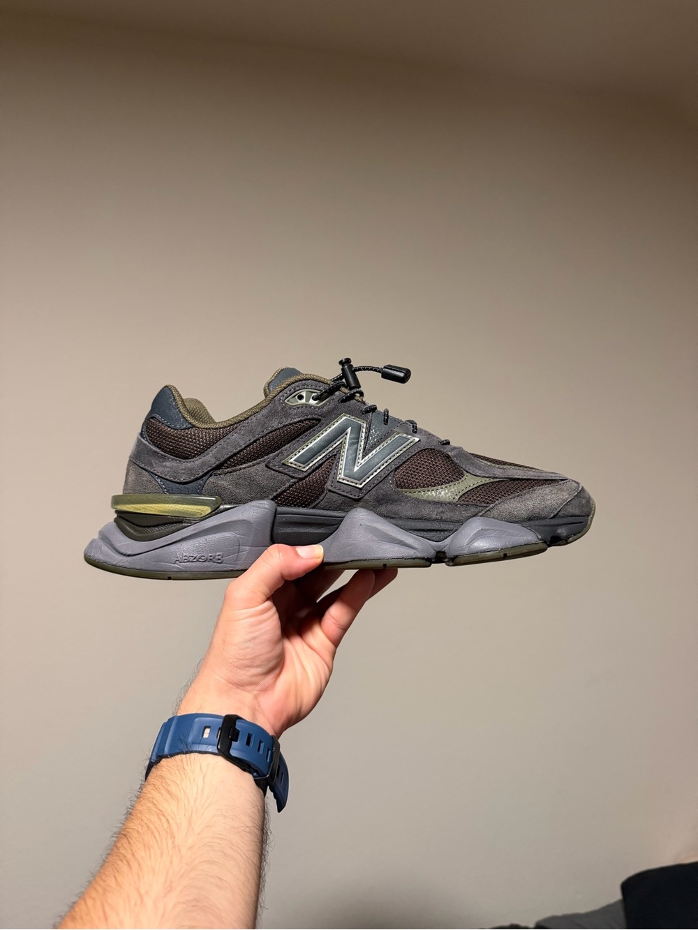 New Balance 9060 ‘Blacktop Dark Moss’ Men’s Low Top Sneakers U9060PH